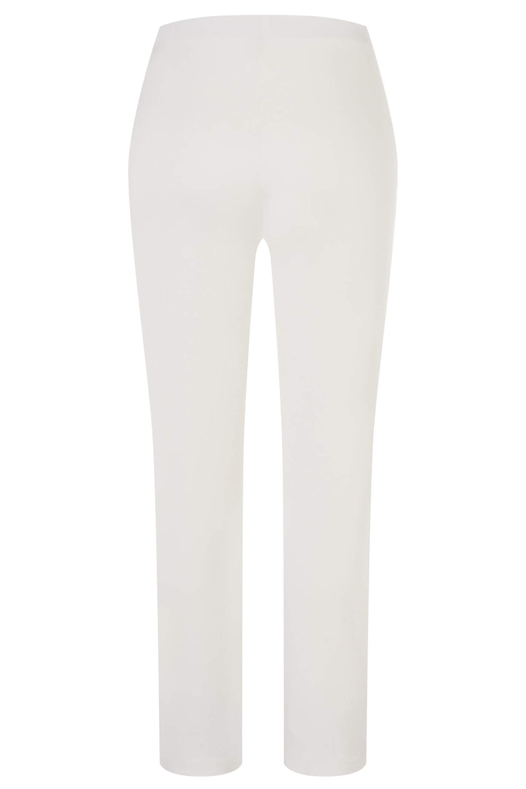Mac Flare Kick 5222-00-0107 Winter White Jersey Trousers - Olivia Grace Fashion