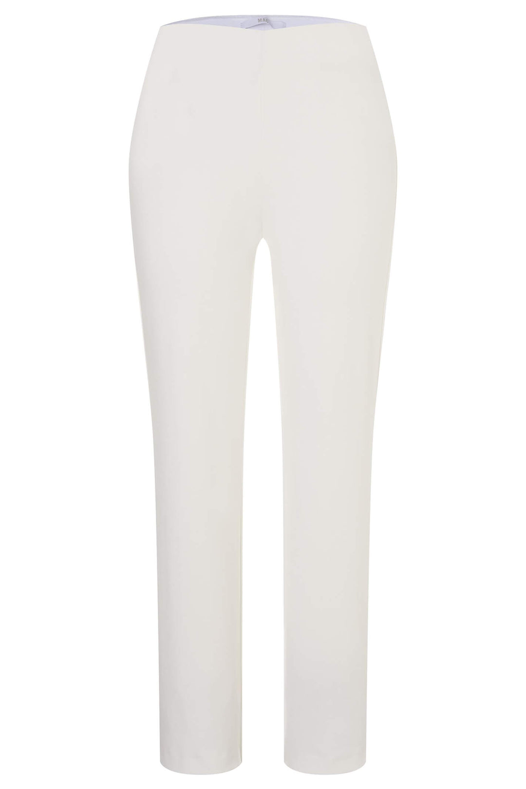 Mac Flare Kick 5222-00-0107 Winter White Jersey Trousers - Olivia Grace Fashion