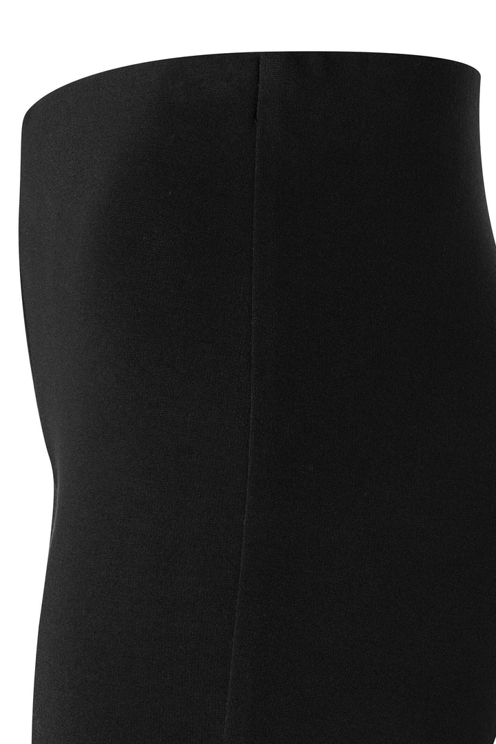 Mac Flare Kick 5222-00-0107L Black Light Jersey Trousers - Olivia Grace Fashion