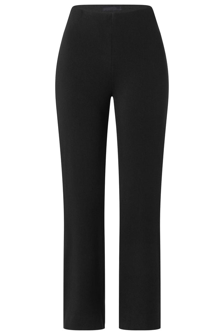 Mac Flare Kick 5222-00-0107L Black Light Jersey Trousers - Olivia Grace Fashion