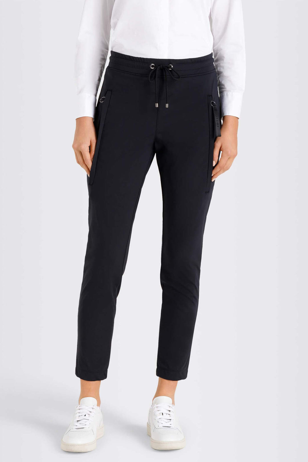 Mac Future 2713 00 0169L Black Premium Stretch Pull On Trousers - Olivia Grace Fashion