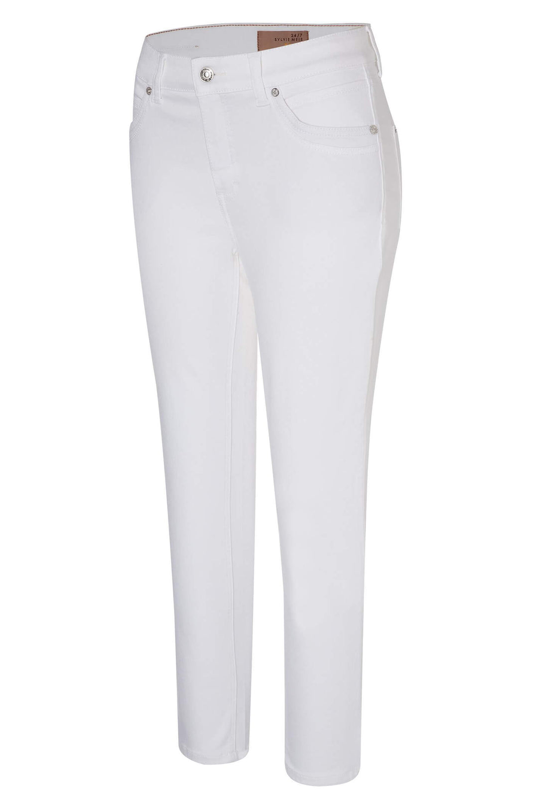 MAC Mel 2620-90-0389L D010 White Denim Jeans - Olivia Grace Fashion