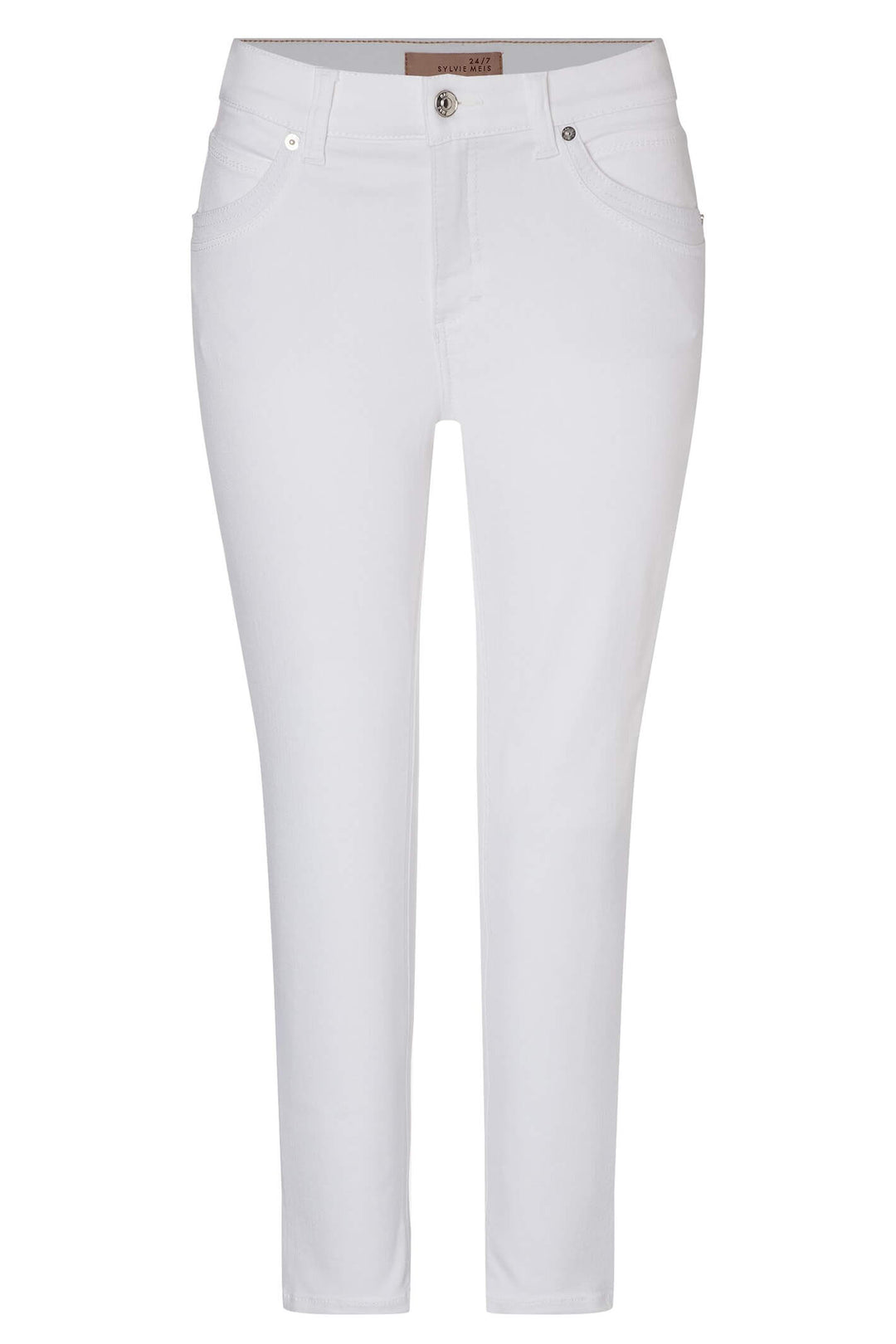 MAC Mel 2620-90-0389L D010 White Denim Jeans - Olivia Grace Fashion