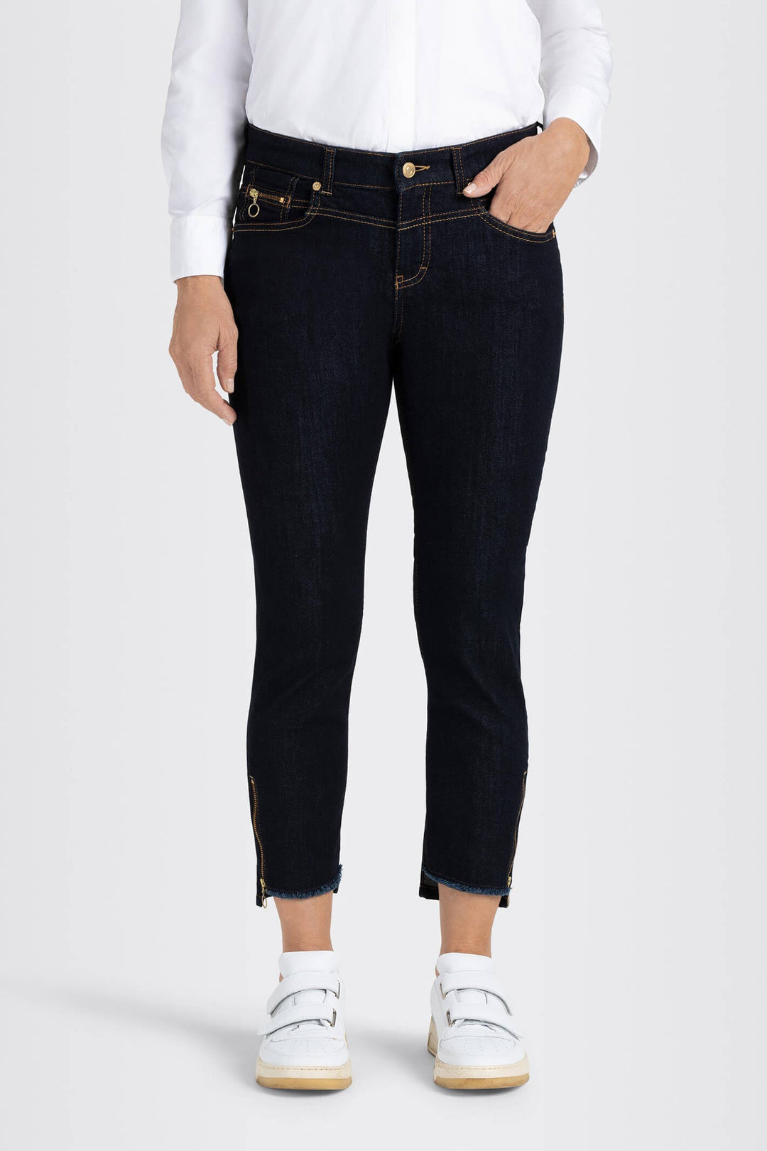 MAC Rich Slim Chic 5755 0389L D683 Fashion Rinsed Jeans - Olivia Grace Fashion
