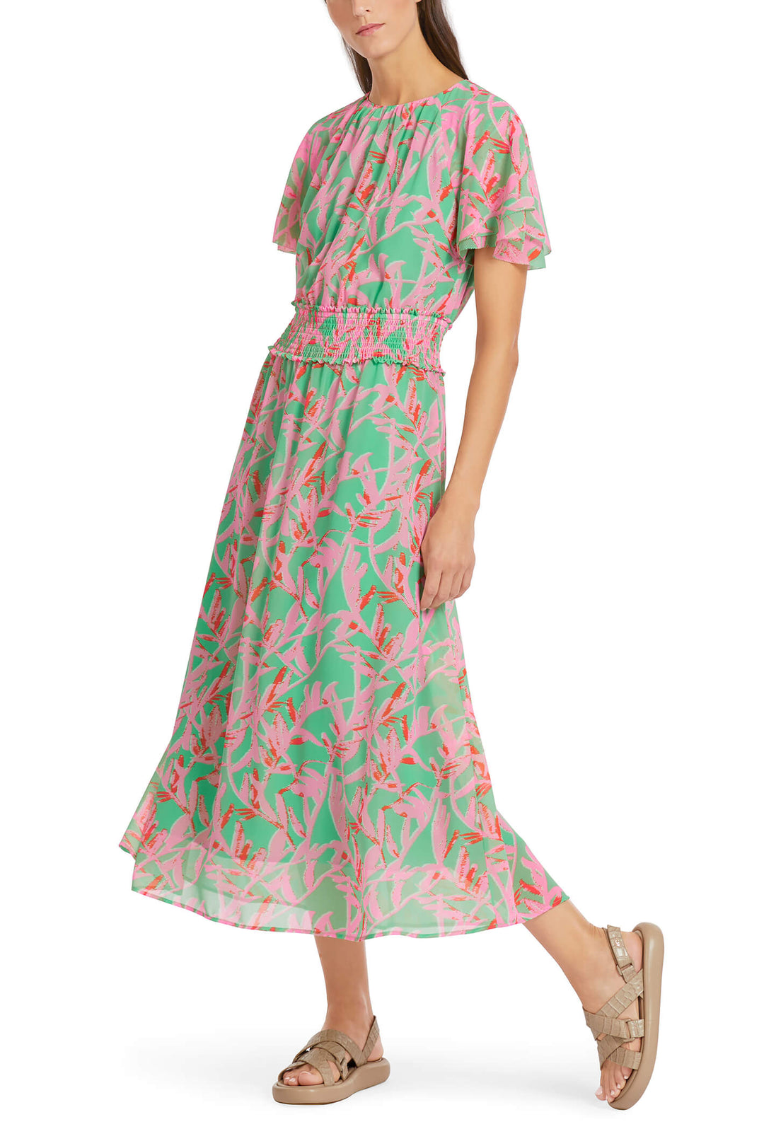 Marc Cain Collection UC 21.09 W43 Bright Jade Green Print Dress Olivia Grace Fashion Marc Cain Collection UC 21.09 W43 Bright Jade Green Print Dress Olivia Grace Fashion