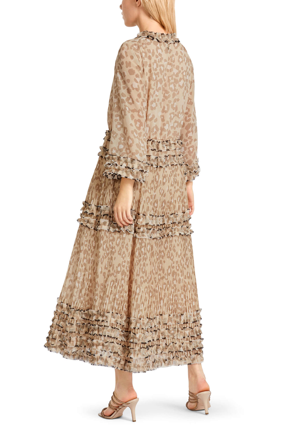 Marc Cain Collection UC 21.35 W36 Brown Animal Print Dress - Olivia Grace Fashion