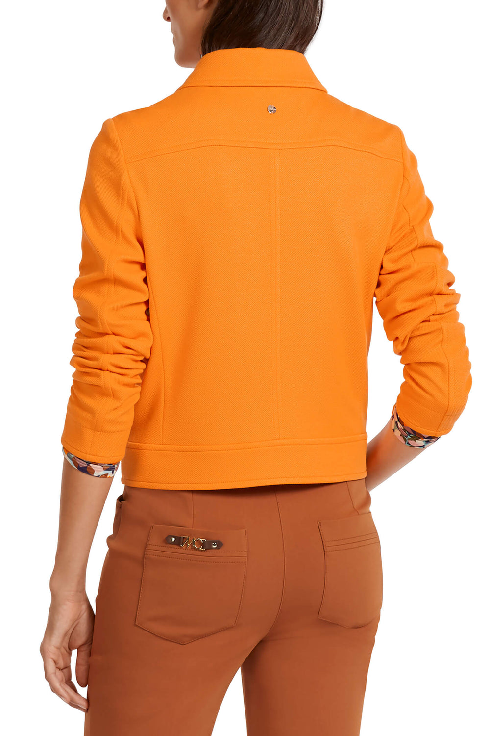 Marc Cain Collection UC 31.09 J05 Clear Orange Jacket - Olivia Grace Fashion