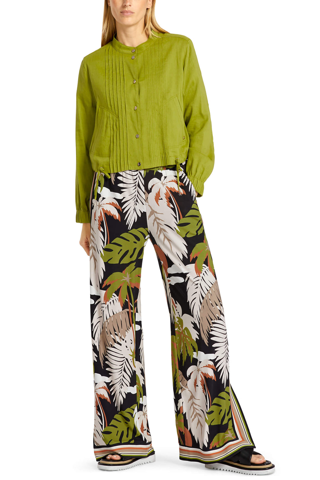 Marc Cain Collection UC 31.24 W47 Green Jacket - Olivia Grace Fashion