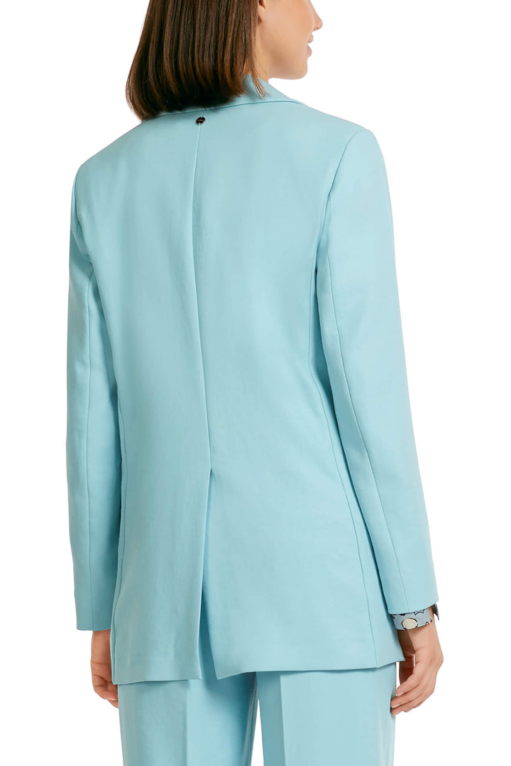 Marc Cain Collection UC 34.07 W03 Atmospheric Blue One Button Jacket