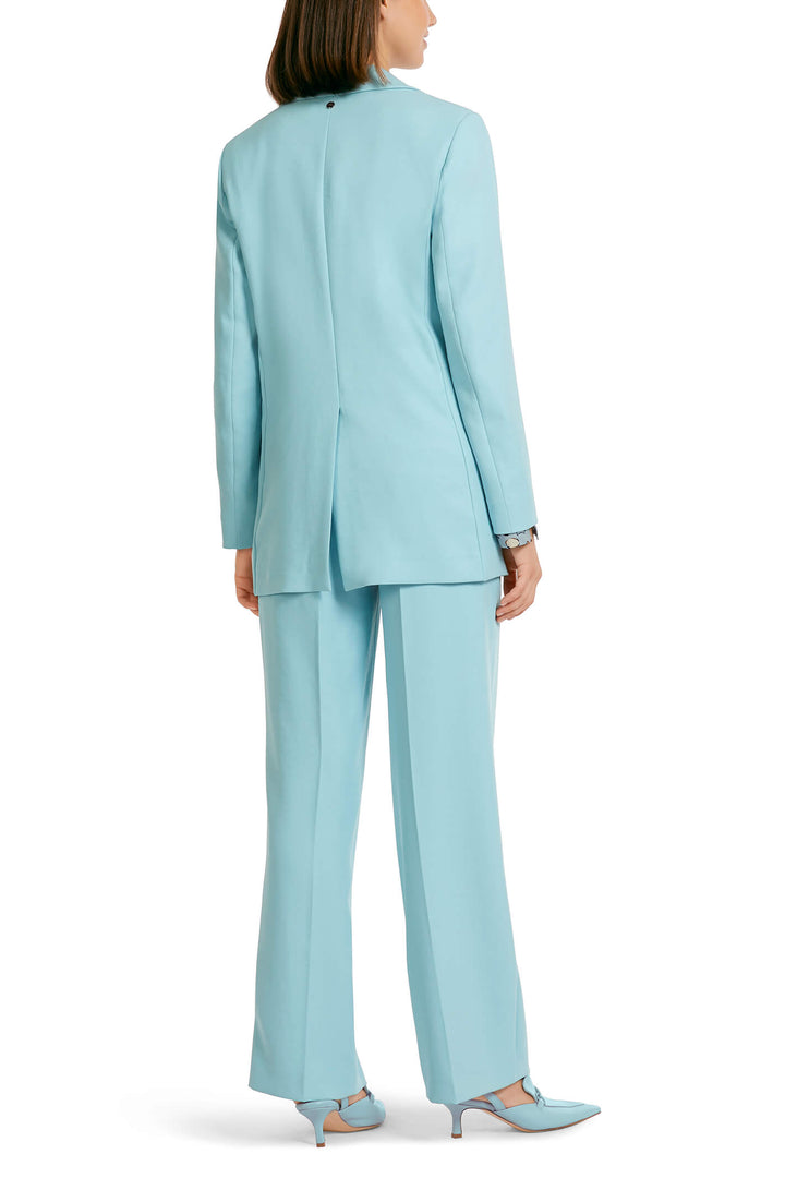 Marc Cain Collection UC 34.07 W03 Atmospheric Blue One Button Jacket