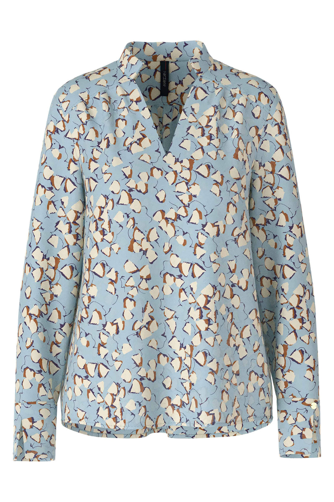 Marc Cain Collection UC 55.07 W34 Blue Print Top