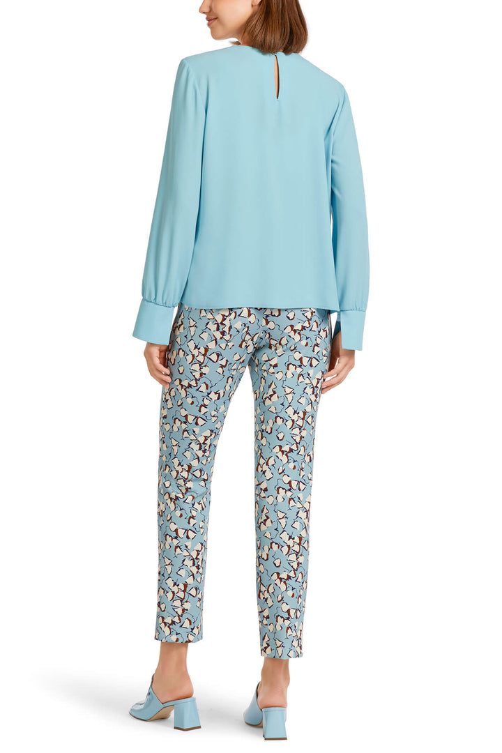 Marc Cain Collection UC 55.09 W01 Light Blue Top - Olivia Grace Fashion
