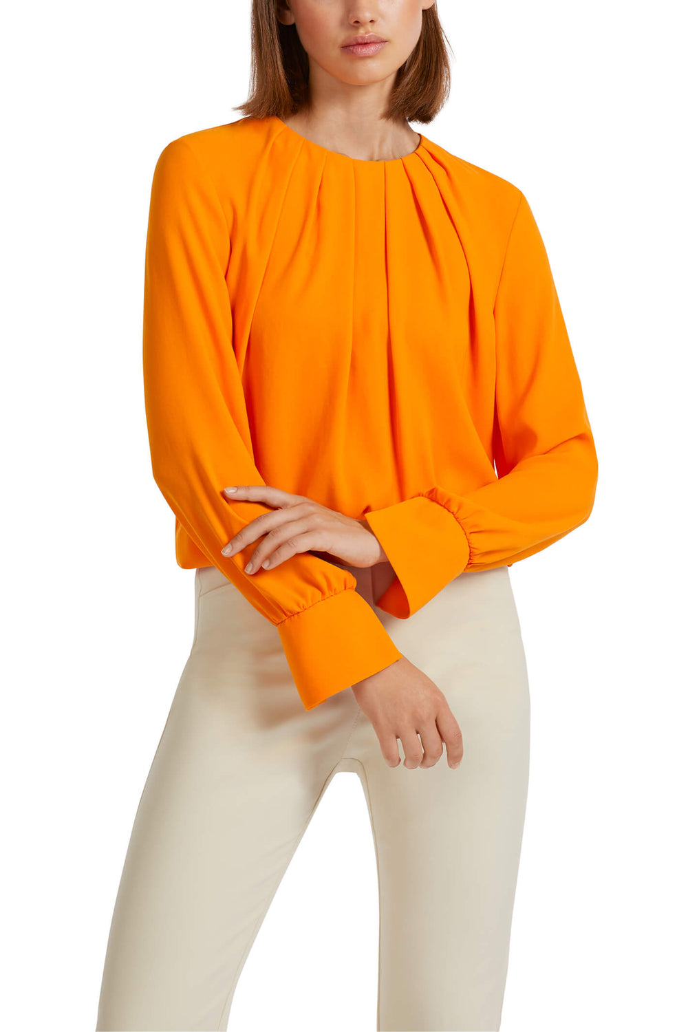 Marc Cain Collection UC 55.09 W01 Orange Top - Olivia Grace Fashion