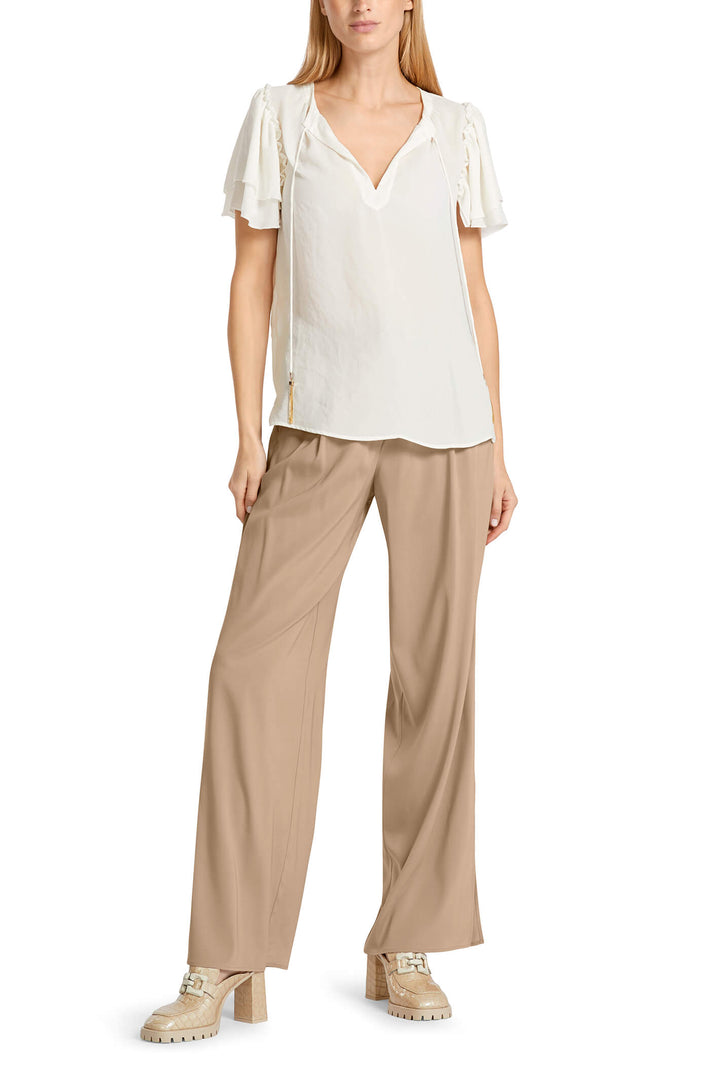 Marc Cain Collection UC 55.19 W30 Ivory Top - Olivia Grace Fashion