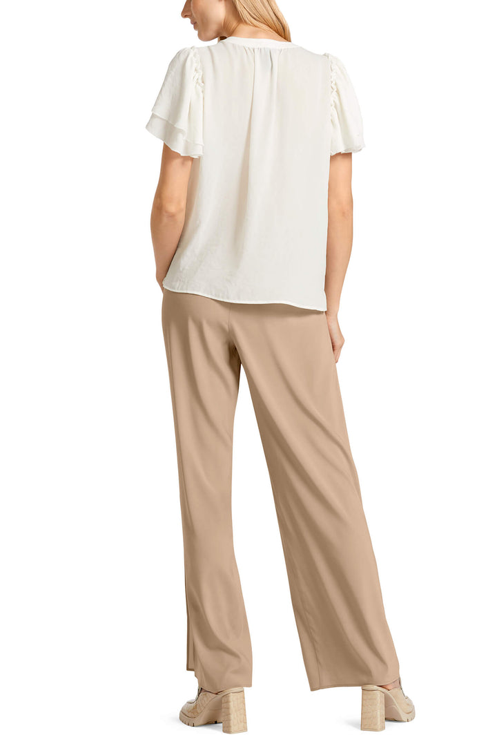 Marc Cain Collection UC 55.19 W30 Ivory Top - Olivia Grace Fashion