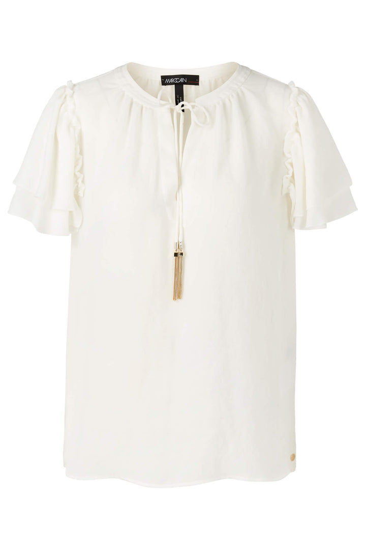 Marc Cain Collection UC 55.19 W30 Ivory Top - Olivia Grace Fashion