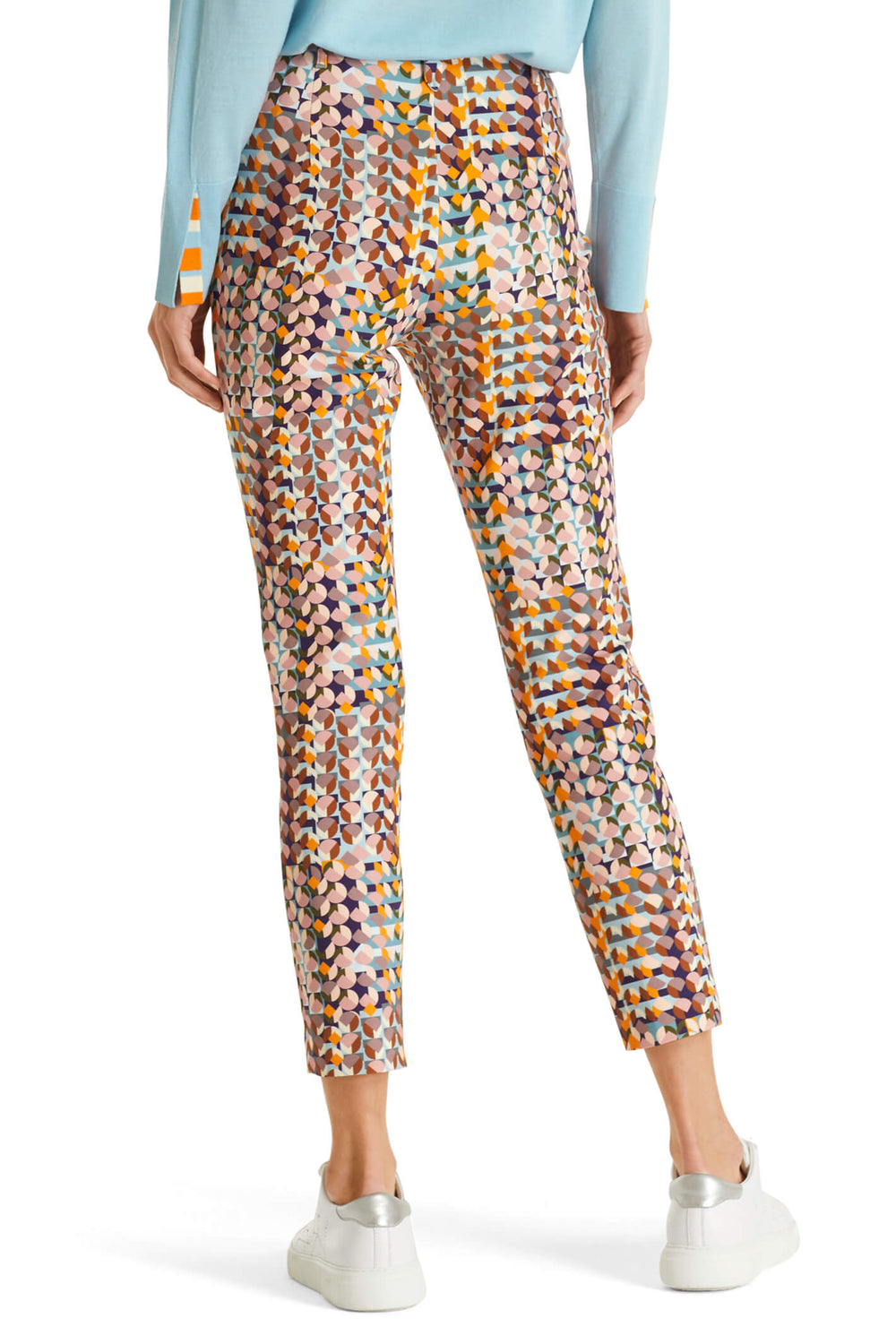 Marc Cain Collection UC 81.11 J32 Royal Purple New 60s Mood Trousers - Olivia Grace Fashion