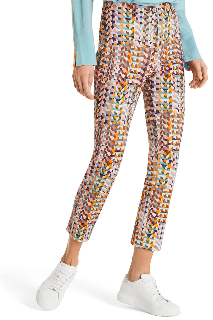 Marc Cain Collection UC 81.11 J32 Royal Purple New 60s Mood Trousers - Olivia Grace Fashion