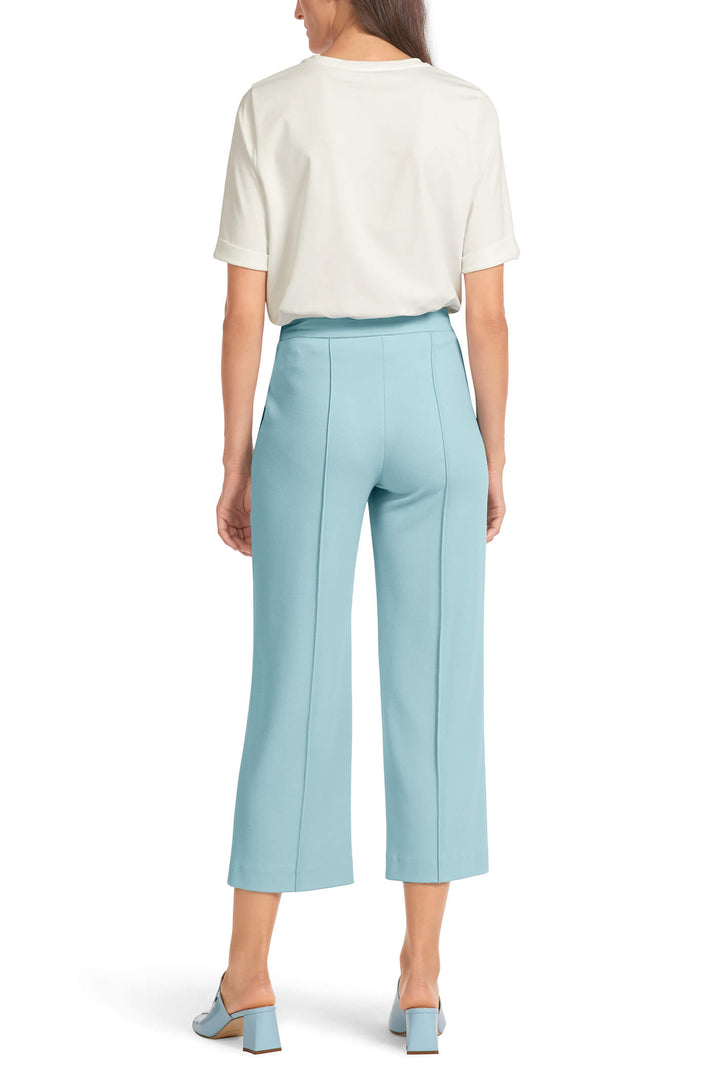 Marc Cain Collection UC 81.30 J05 Blue Cropped Trousers - Olivia Grace Fashion