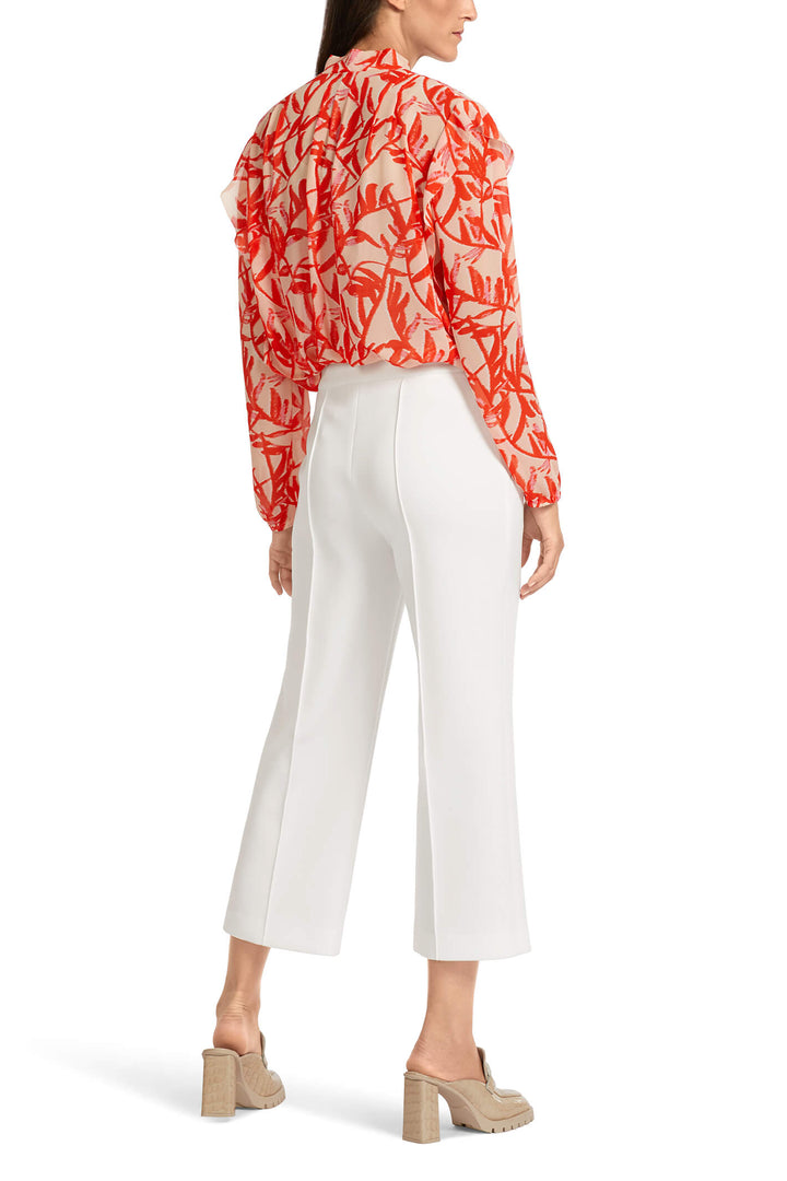 Marc Cain Collection UC 81.30 J23 Off White Trousers - Olivia Grace Fashion