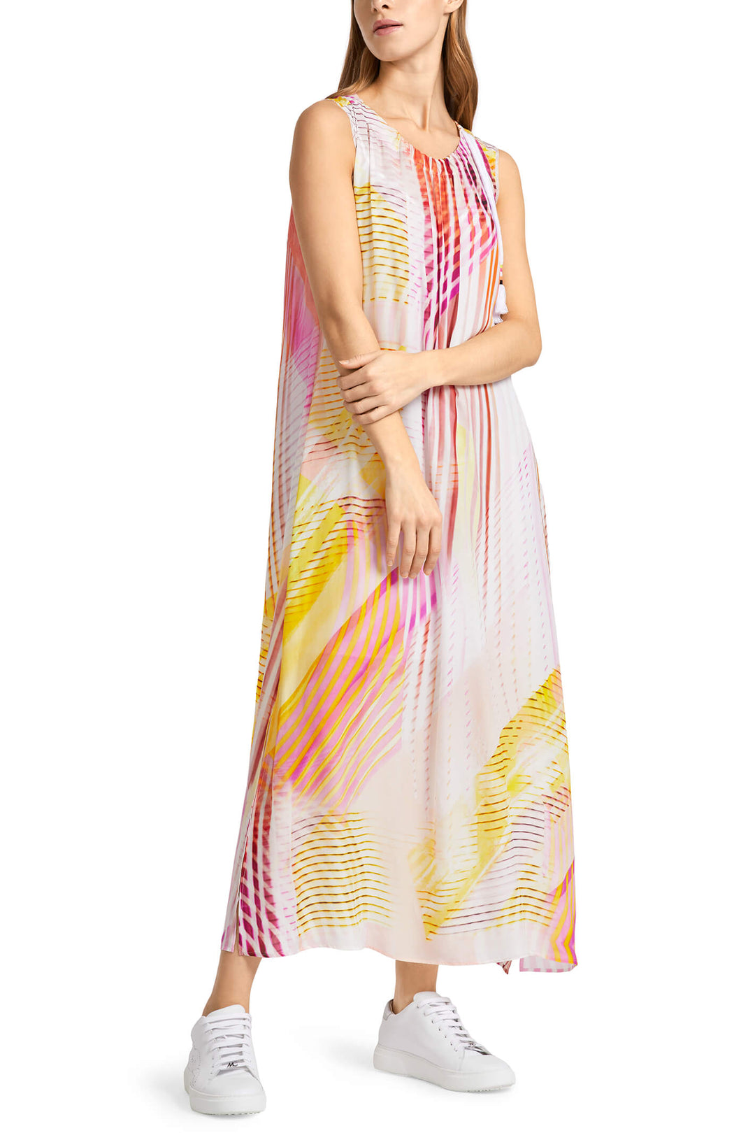 Marc Cain Sports US 21.32 W02 Yellow Light Limeade Happy Times Dress - Olivia Grace Fashion