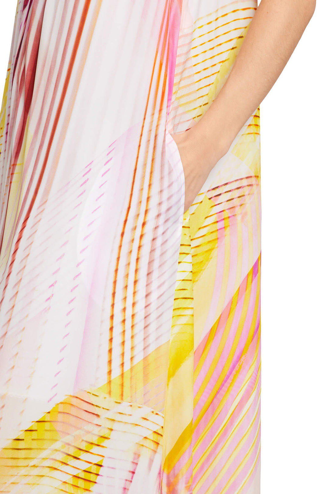 Marc Cain Sports US 21.32 W02 Yellow Light Limeade Happy Times Dress - Olivia Grace Fashion