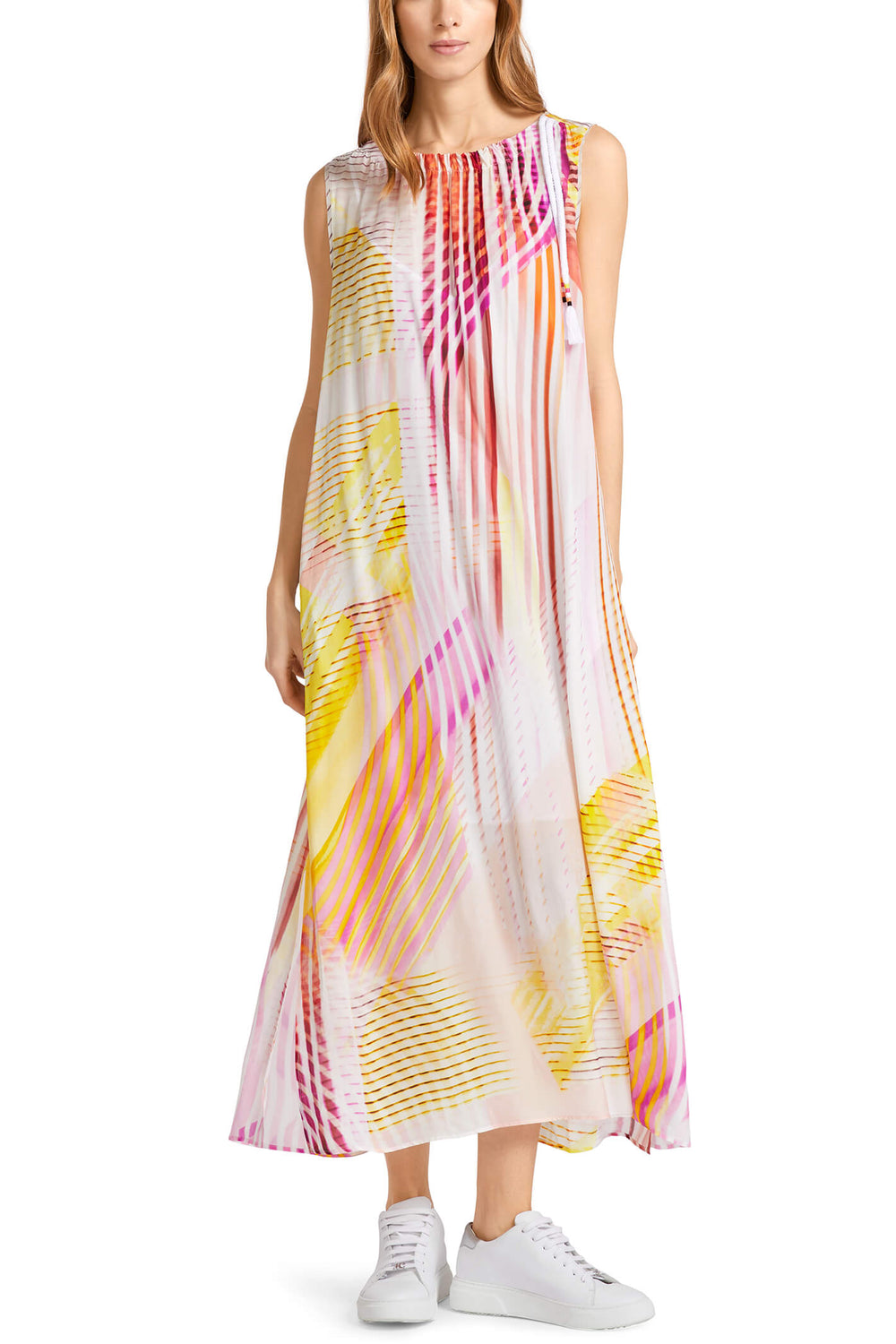 Marc Cain Sports US 21.32 W02 Yellow Light Limeade Happy Times Dress - Olivia Grace Fashion