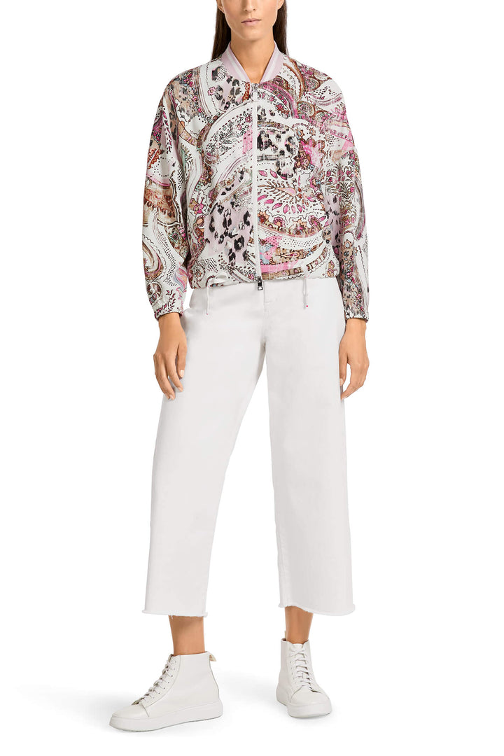 Marc Cain Sports US 31.04 W50 Light Lavender Print Jacket - Olivia Grace Fashion