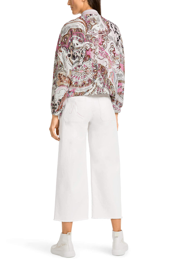 Marc Cain Sports US 31.04 W50 Light Lavender Print Jacket - Olivia Grace Fashion