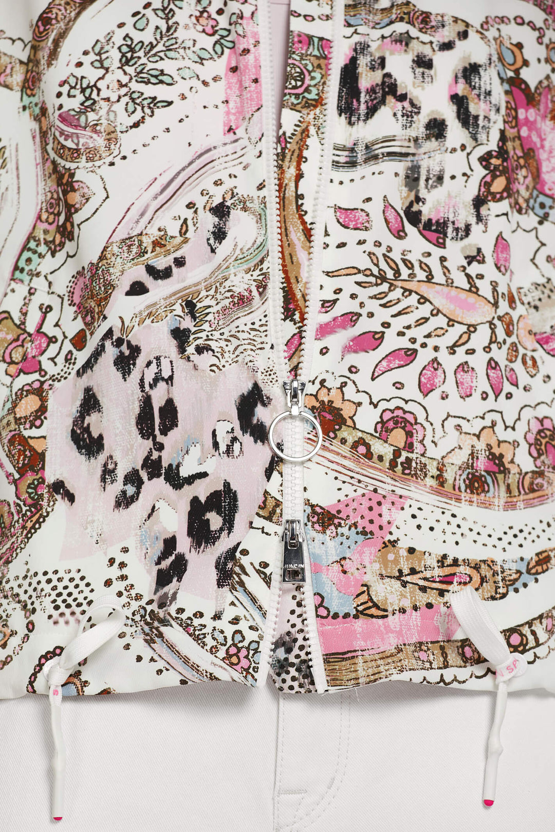 Marc Cain Sports US 31.04 W50 Light Lavender Print Jacket - Olivia Grace Fashion