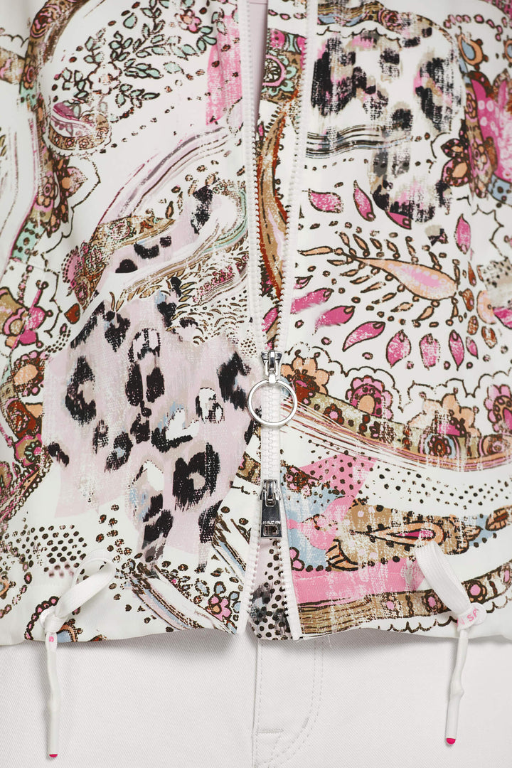 Marc Cain Sports US 31.04 W50 Light Lavender Print Jacket - Olivia Grace Fashion
