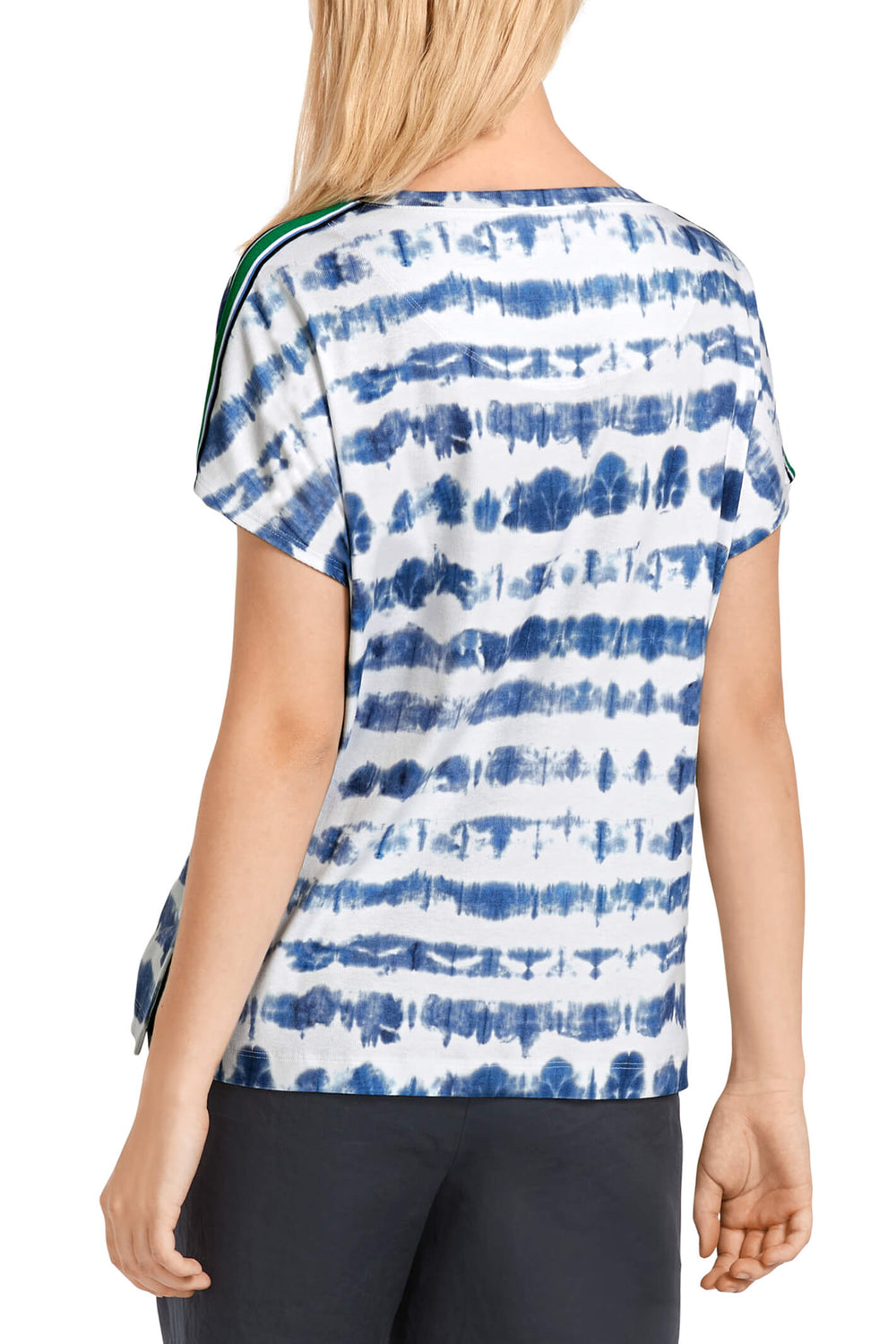 Marc Cain Sports US 48.50 J26 Midnight Blue Aquanauts Top - Olivia Grace Fashion
