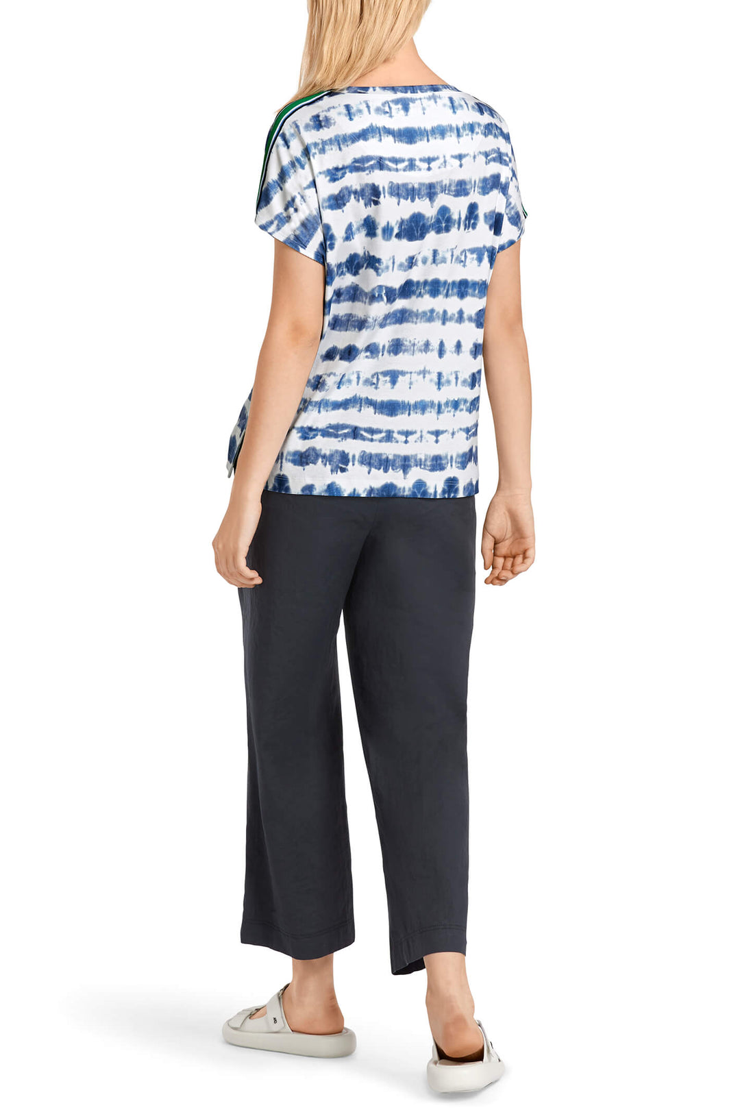 Marc Cain Sports US 48.50 J26 Midnight Blue Aquanauts Top - Olivia Grace Fashion