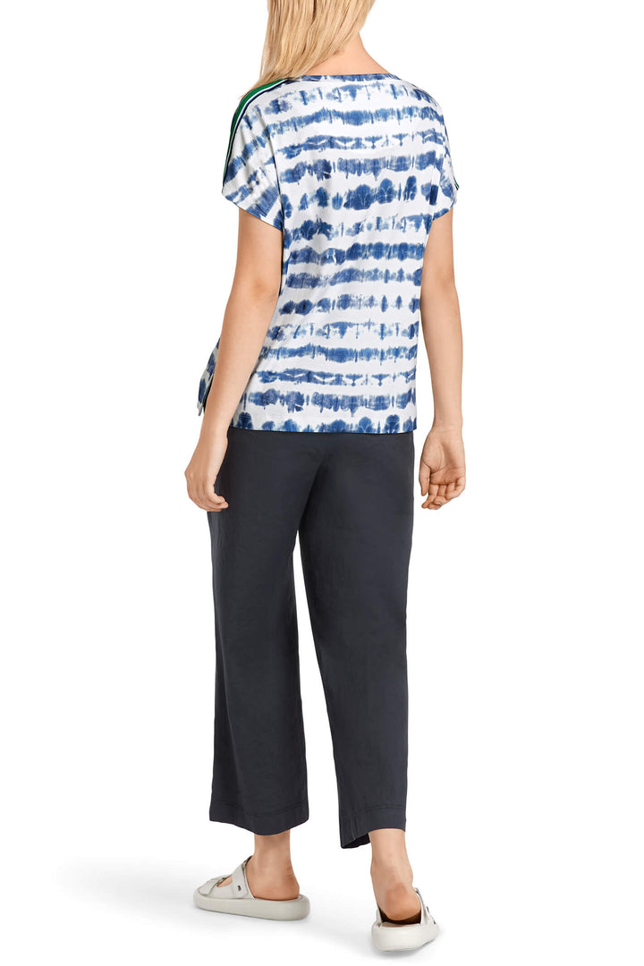 Marc Cain Sports US 48.50 J26 Midnight Blue Aquanauts Top - Olivia Grace Fashion