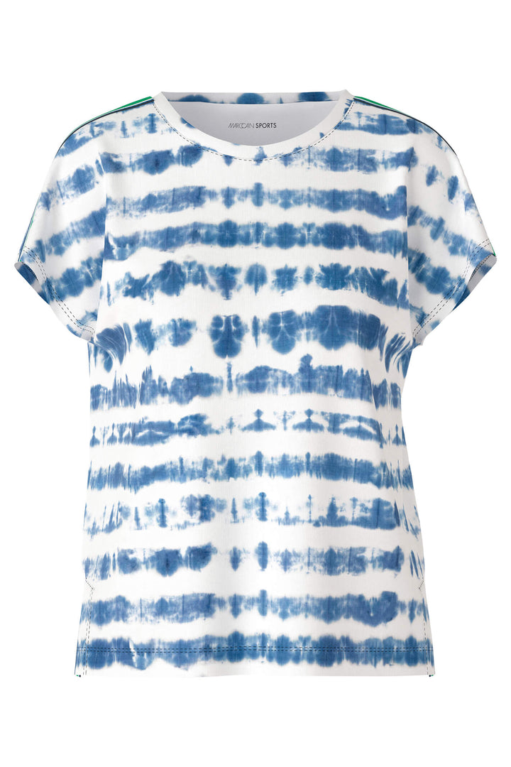 Marc Cain Sports US 48.50 J26 Midnight Blue Aquanauts Top - Olivia Grace Fashion