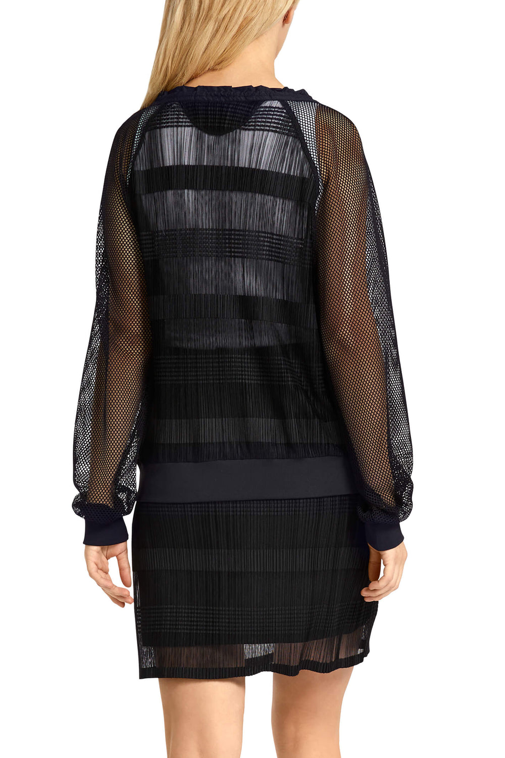 Marc Cain Sports US 48.54 J32 395 Midnight Blue Aquanauts Mesh Top -  Olivia Grace Fashion