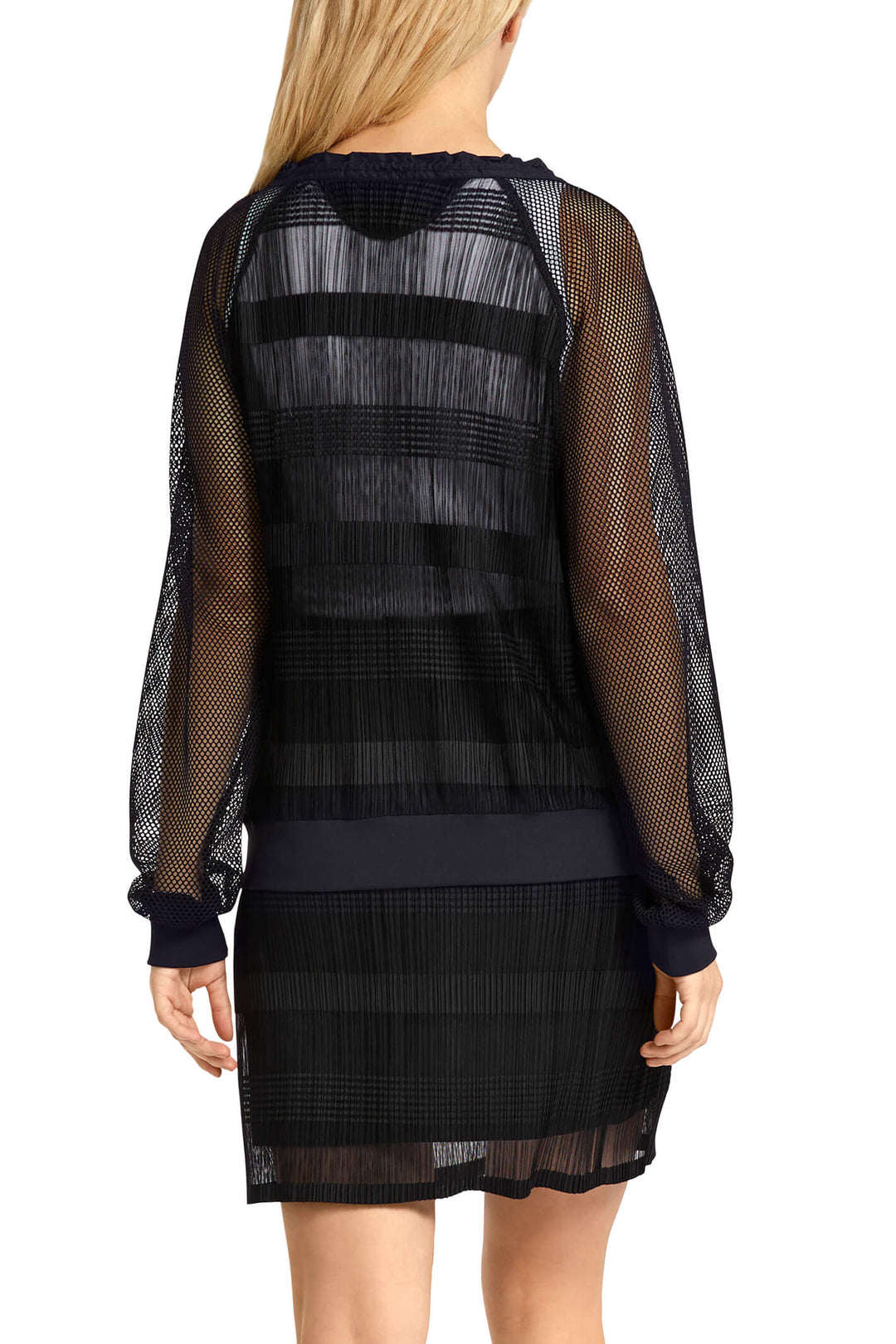 Marc Cain Sports US 48.54 J32 395 Midnight Blue Aquanauts Mesh Top -  Olivia Grace Fashion