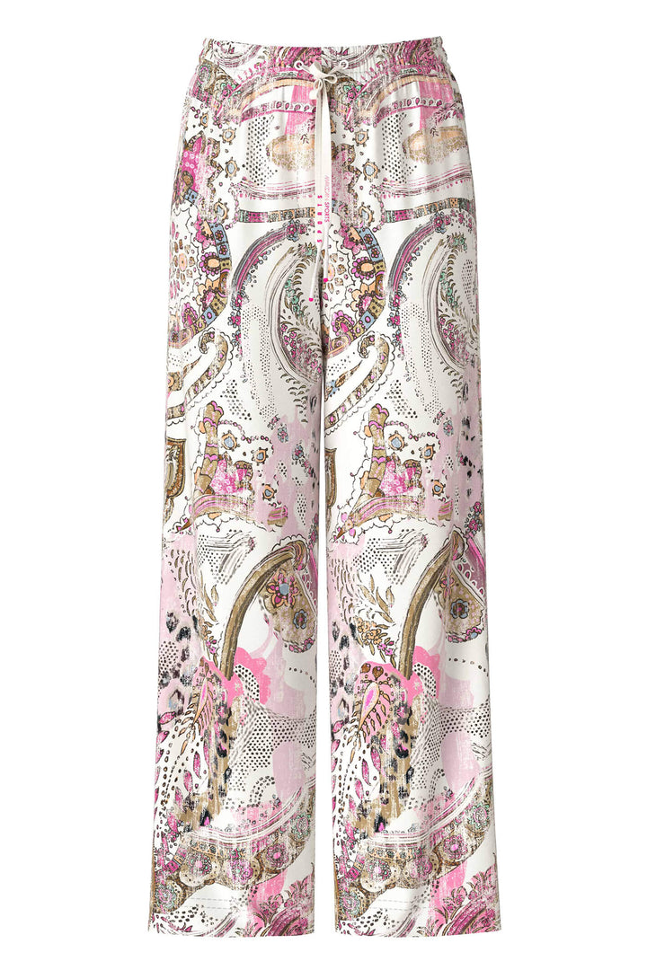 Marc Cain Sports US 81.12 W50 Light Lavender Print Trousers - Olivia Grace Fashion