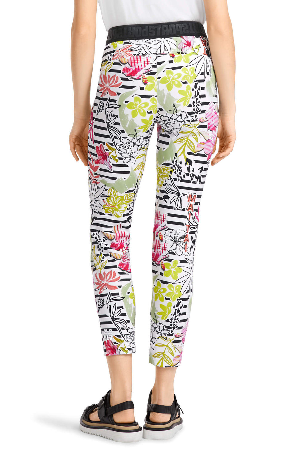 Marc Cain Sports US 81.27 J28 Green Light Limeade Happy Times Pull-On Trousers - Olivia Grace Fashion