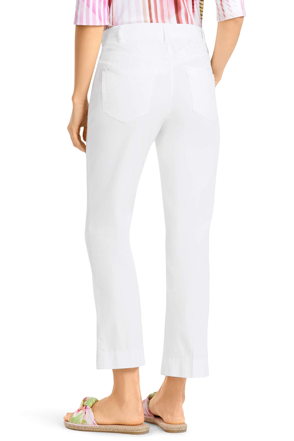Marc Cain Sports US 81.43 W62 100 White Trousers - Olivia Grace Fashion
