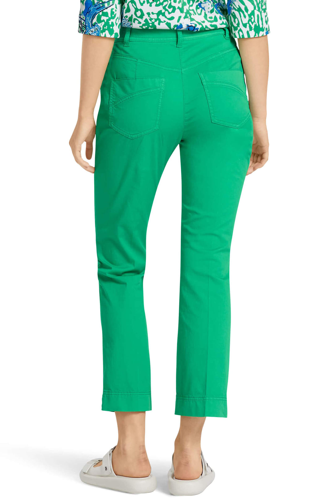 Marc Cain Sports US 81.43 W62 552 Bright Basil Leaf Green Trousers - Olivia Grace Fashion