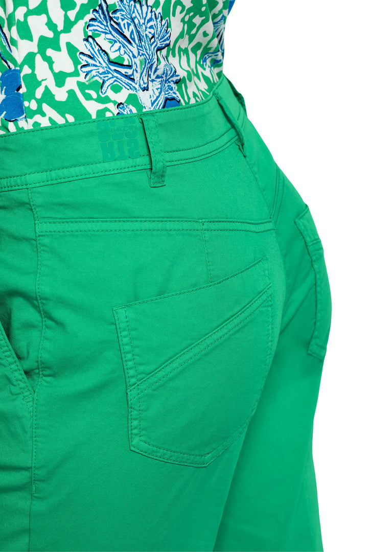 Marc Cain Sports US 81.43 W62 552 Bright Basil Leaf Green Trousers - Olivia Grace Fashion