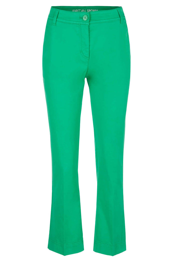 Marc Cain Sports US 81.43 W62 552 Bright Basil Leaf Green Trousers - Olivia Grace Fashion