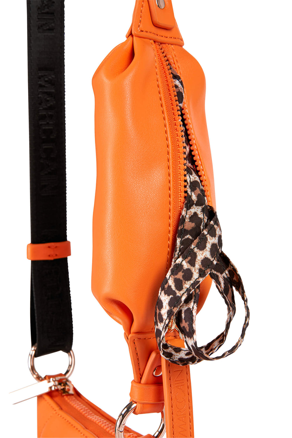 Marc Cain UB TM.02 Z03 Orange Crossbody Bag - Olivia Grace Fashion