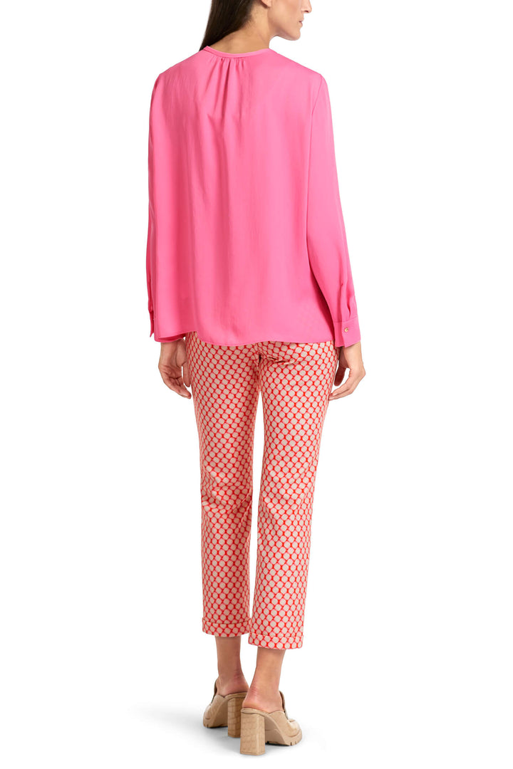 Marc Cain UC 51.17 W39 Lipstick Pink Blouse - Olivia Grace Fashion