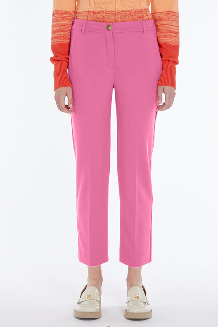 Marella Altea 2337810134200 Rosa Shocking Pink Jersey Trousers