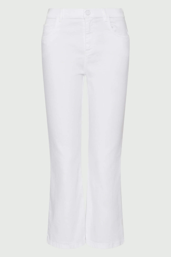 Marella Amerigo 2331310535200 White Cropped Jeans - Olivia Grace Fashion