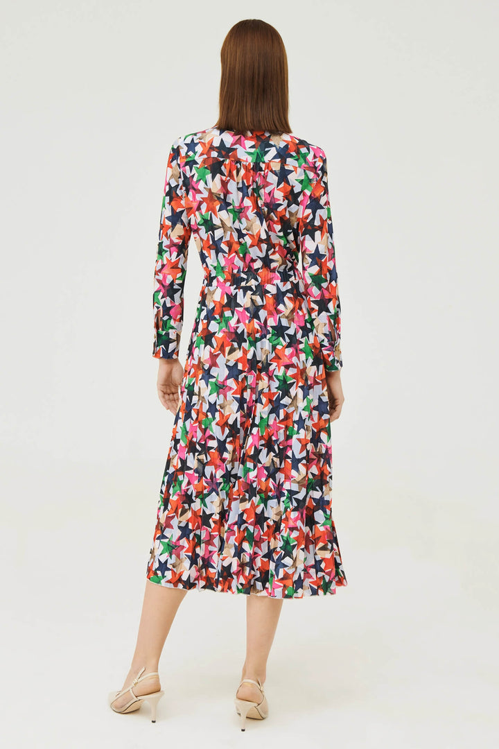 Marella Callas 2336210134200 Fuchsia Pink Print Jersey Dress - Olivia Grace Fashion