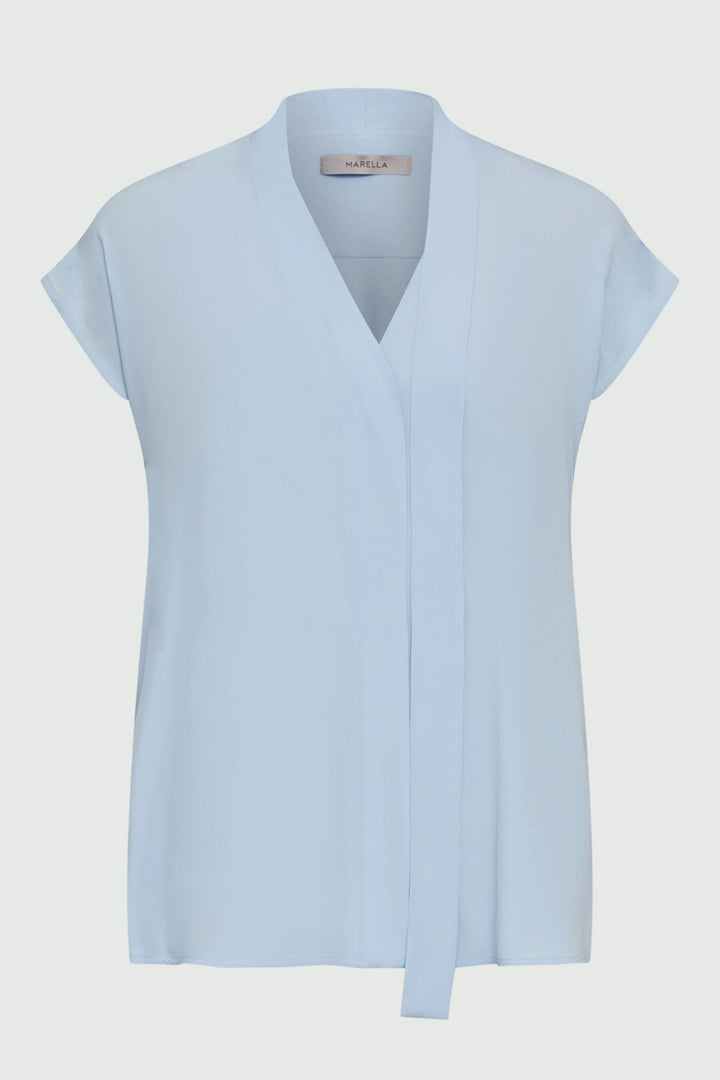 Marella Inedito 2331111431200 Light Blue Top - Olivia Grace Fashion