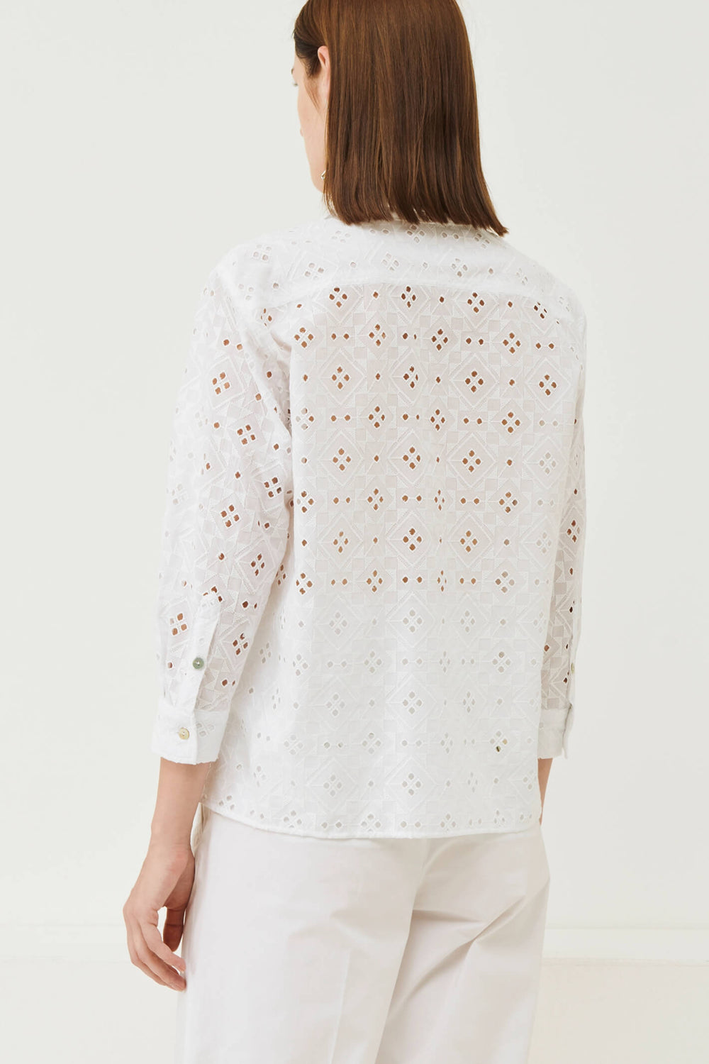 Marella Voghera 2331111334200 White Shirt - Olivia Grace Fashion